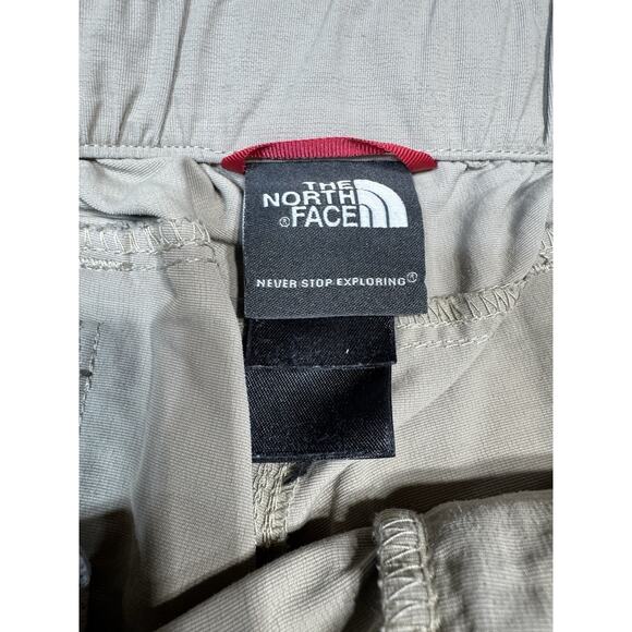 The North Face Pants Mens XL Khaki Tan Convertible Zip Off Belted Hiking 34-36” - Picture 4 of 8